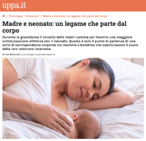 Madre e neonato - Erica Melandri psicologa e psicoterapeuta Roma
