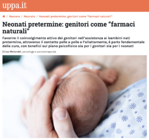 Neonati pretermine - Erica Melandri psicologa e psicoterapeuta Roma